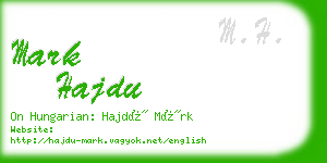 mark hajdu business card